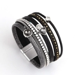 Жіночий шкіряний браслет lan-2830.