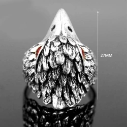 Кільце з нержавіючої сталі Голова Орла