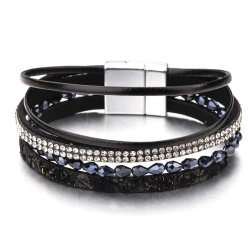 Жіночий шкіряний браслет lan-2833.