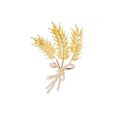 Брошь три колоска пшеницы lan-2845