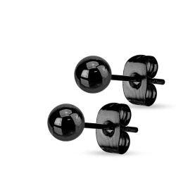 Серьги гвоздики из стали Spikes Шар