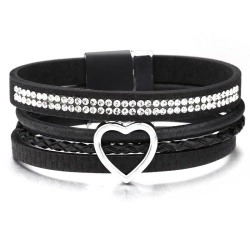 Жіночий шкіряний браслет lan-2834.