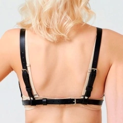 Черная портупея-топик классик Адалинда lan-3046