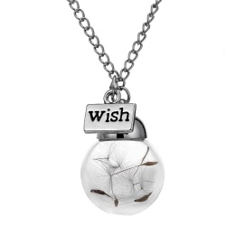 Кулон с цепочкой Одуванчик