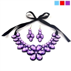 Набор украшений Блеск: колье, серьги