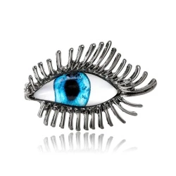 Брошь Жіноче блакитне око lan-3048