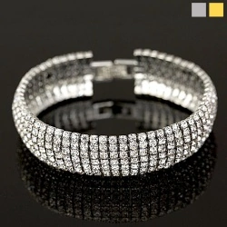 Браслет цепочка Кристальная усыпка