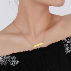 Кулон на ланцюжку Пластинка