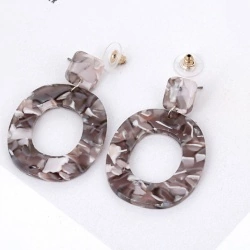 Сережки підвіски перламутрове Кільце