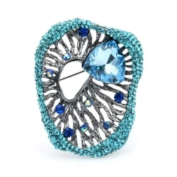 Брошь морская Абстракция