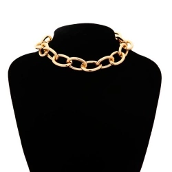 Чокер на шею Крупная цепь звено lan-2749