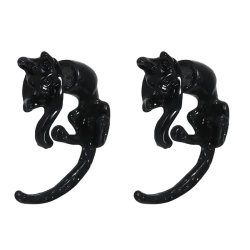 Серьги гвоздики Котики