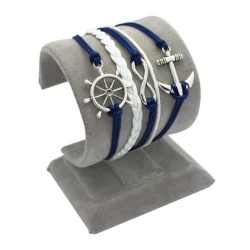 Кожаный браслет Морской бриз