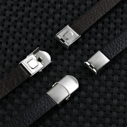 Шкіряний браслет зі сталлю lan – 2495