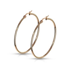 Сережки кільця зі сталі Spikes SEH01R