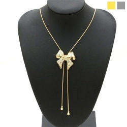 Кулон с цепочкой Бант