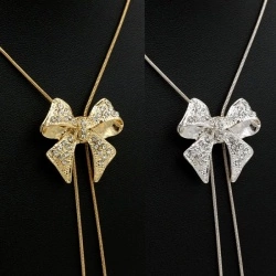 Кулон с цепочкой Бант