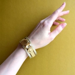 Жіночий шкіряний браслет lan-2843.