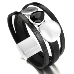 Жіночий шкіряний браслет lan-2843.