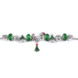 Браслет в стиле Пандора с елочкой