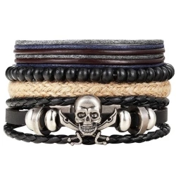 Браслет Череп (набір із 4 шт) lan-3357