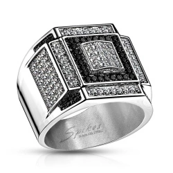 Друк із сталі Spikes Black and Clear ZR-H5751