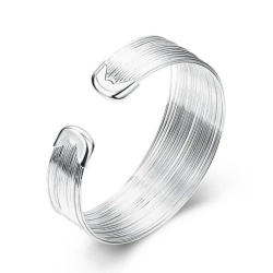 Браслет Струнка посеребренный