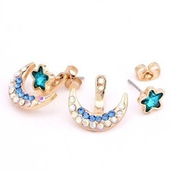 Серьги гвоздики Луна