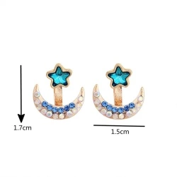 Серьги гвоздики Луна