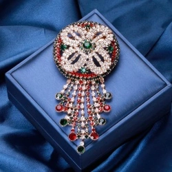 Брошка квітка водоспад lan-2856