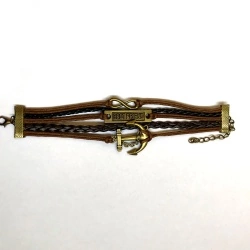 Шкіряний браслет Best friend