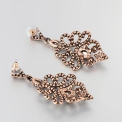 Вечерние серьги Винтажные с кристаллами lan-3232