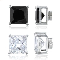 Серьги на магнитах квадратные Square