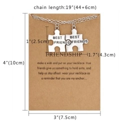 Кулон парный Best Friend puzzle