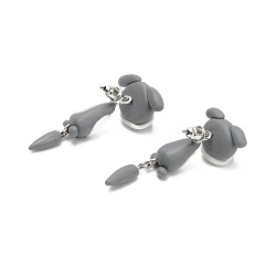 Серьги гвоздики Собачка