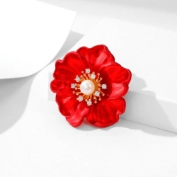 Брошка Мак еліт lan-2967