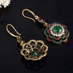 Серьги подвески Айше