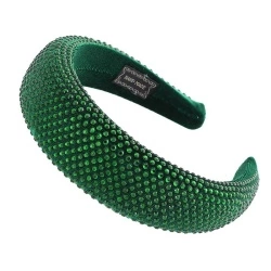 Широкий обруч з камінням Оксамитовий