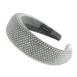 Широкий обруч з камінням Оксамитовий