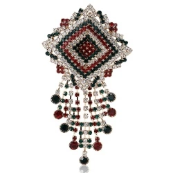 Брошка Орнамент вишиванки водоспад lan-2770