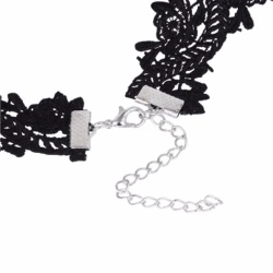 Чокер мереживний lan-312 чорного кольору