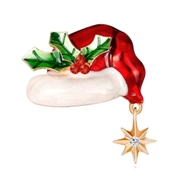 Брошка Новорічна шапка