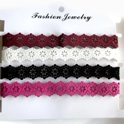 Замшевый чокер lan-2049