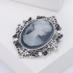 Брошь Камея классик lan-2977
