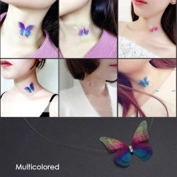 Кулон на леске Бабочка невидимка