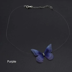 Кулон на леске Бабочка невидимка