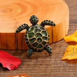 Брошка черепашка