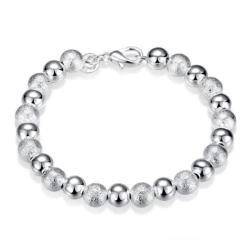 Серебряный браслет Шарики