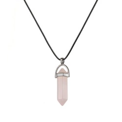 Кулон Кристалл маятник с Натуральным камнем на шнурке