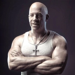 Крест Доминика Торетто с цепочкой